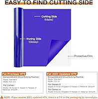 Vista 6 de HTVRONT - Vinilo de transferencia de calor HTV- Rollos de vinilo de 3.65 x 6 metros, ideal para camisetas, es fácil de cortar y quitar