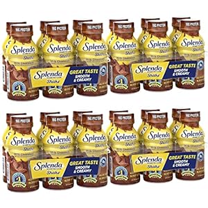 SPLENDA Diabetes Care Shakes – Meal Replacement Shake, Milk Chocolate, 8 Fl Oz (Pack of 24)