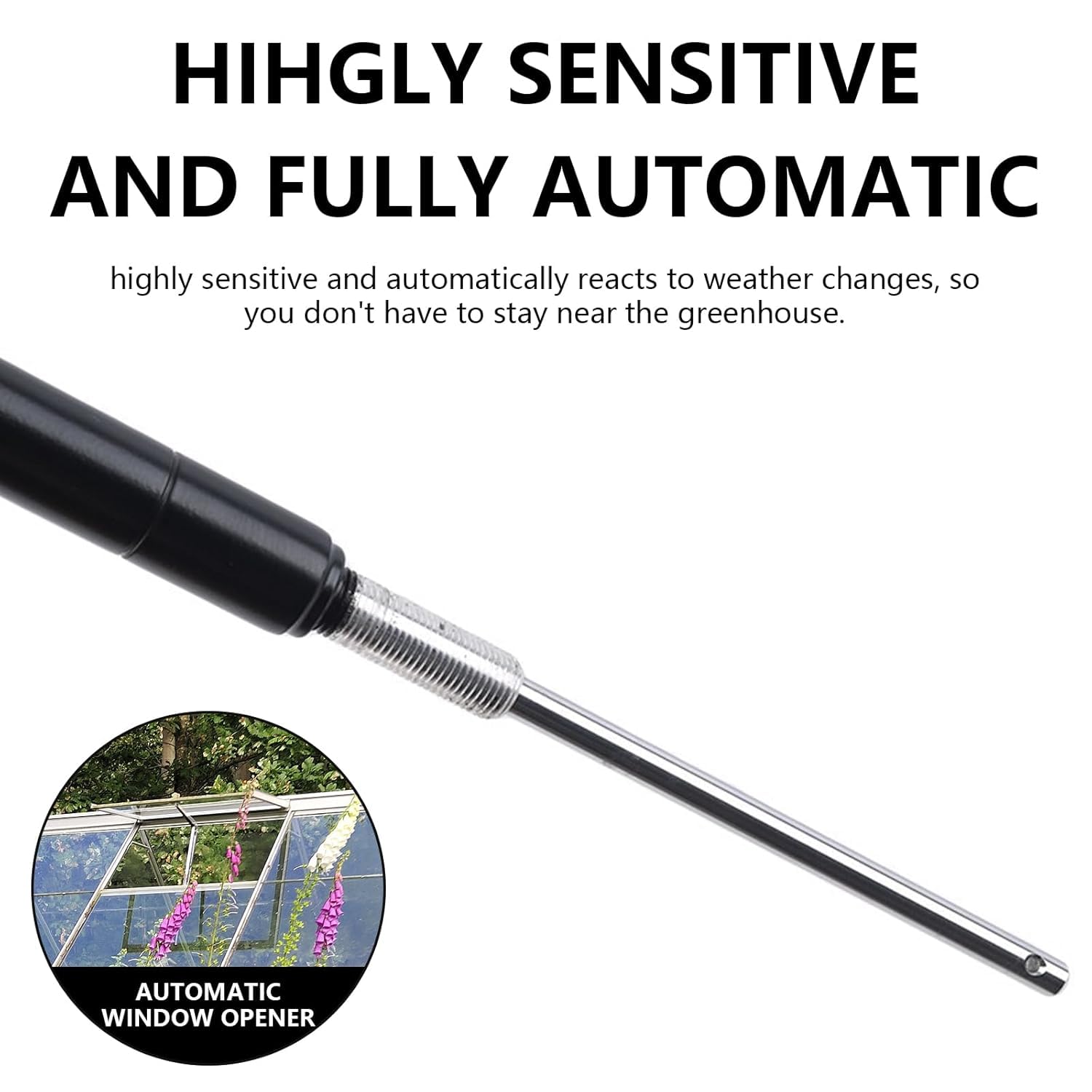 Cilindro Apritore Finestre Automatico Per Serre - Sensore Termico Fino A 40cm - Foto 6