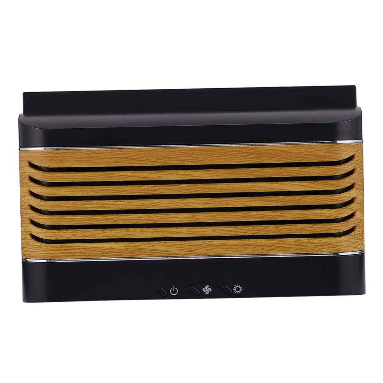 Solar-Powered Car Vent Fan 4000mah Battery Operated Fan Charge Mini Compact Car Air Conditioning