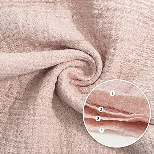 Veluyao 10 Pack Luxury Muslin Squares | Baby Washcloths Muslin Squares Baby Face Towel and Washcloths for Bath, Soft Baby Muslin Cloths, Bibs for Girls & Boys Random Colors
