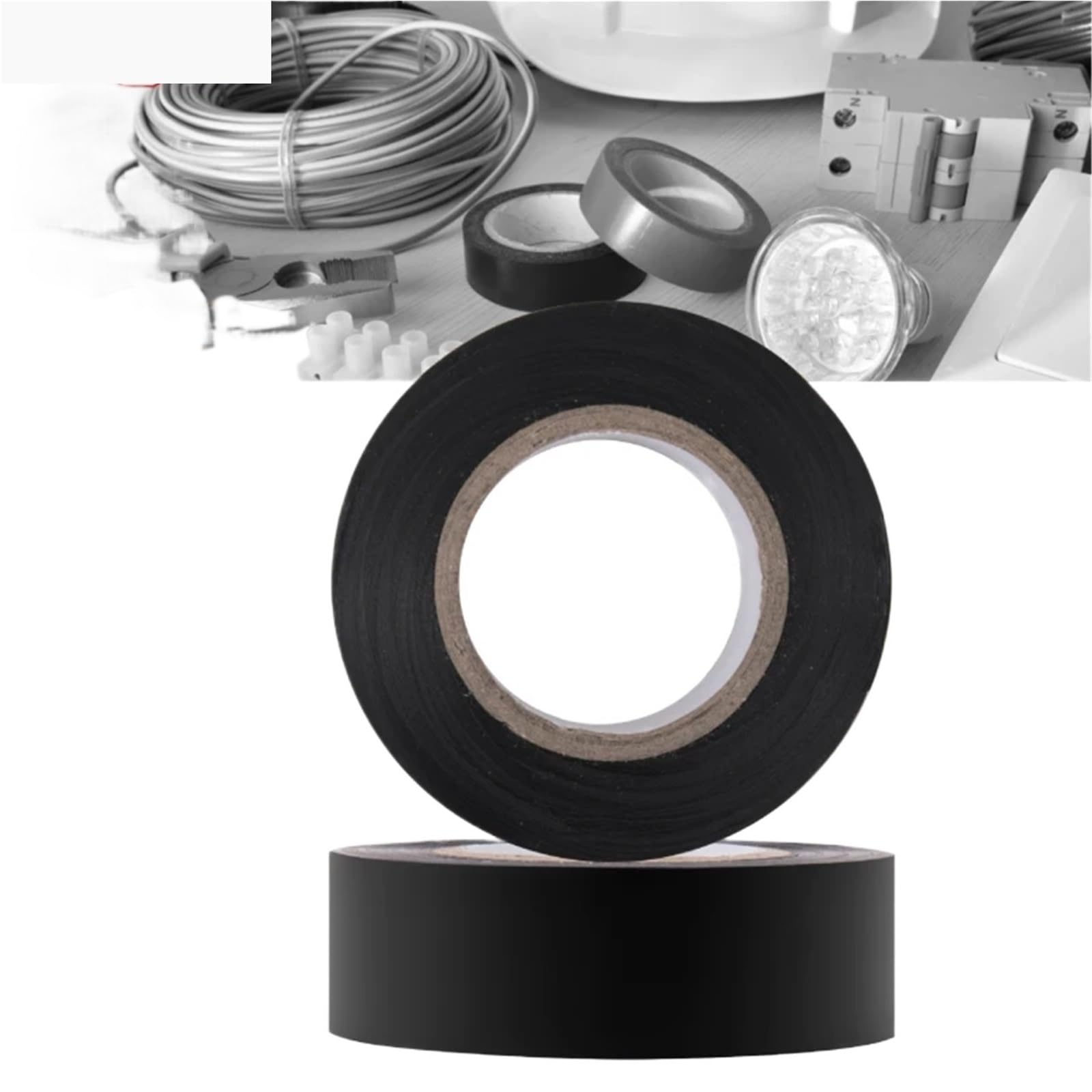 Nastro Isolante Nastro adesivo in tessuto resistente al calore da 19 mm * 9 m for nastro termico for cablaggio automobilistico