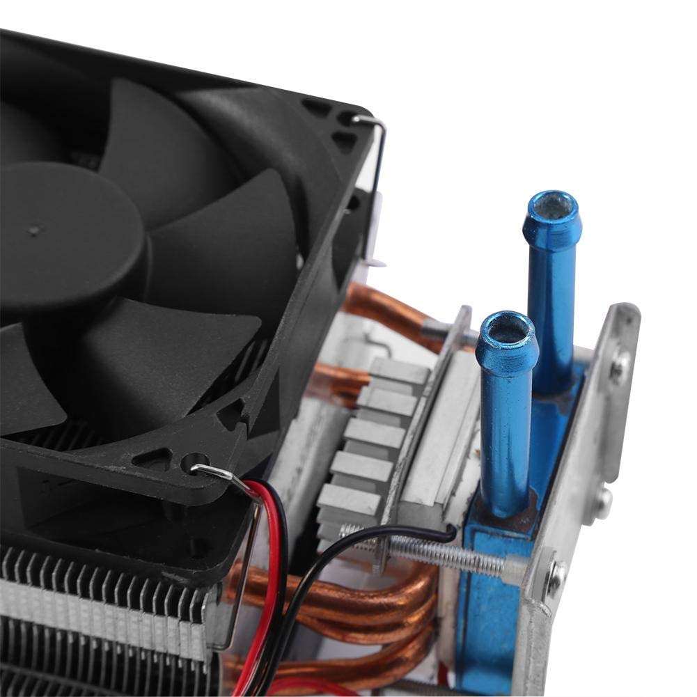 Bewinner Thermoelectric Peltier Refrigeration, Dispositivo di Raffreddamento del di Raffreddamento ad Acqua a 12 V con Ventola, Utilizzare per collegare la Pompa e l'alimentatore