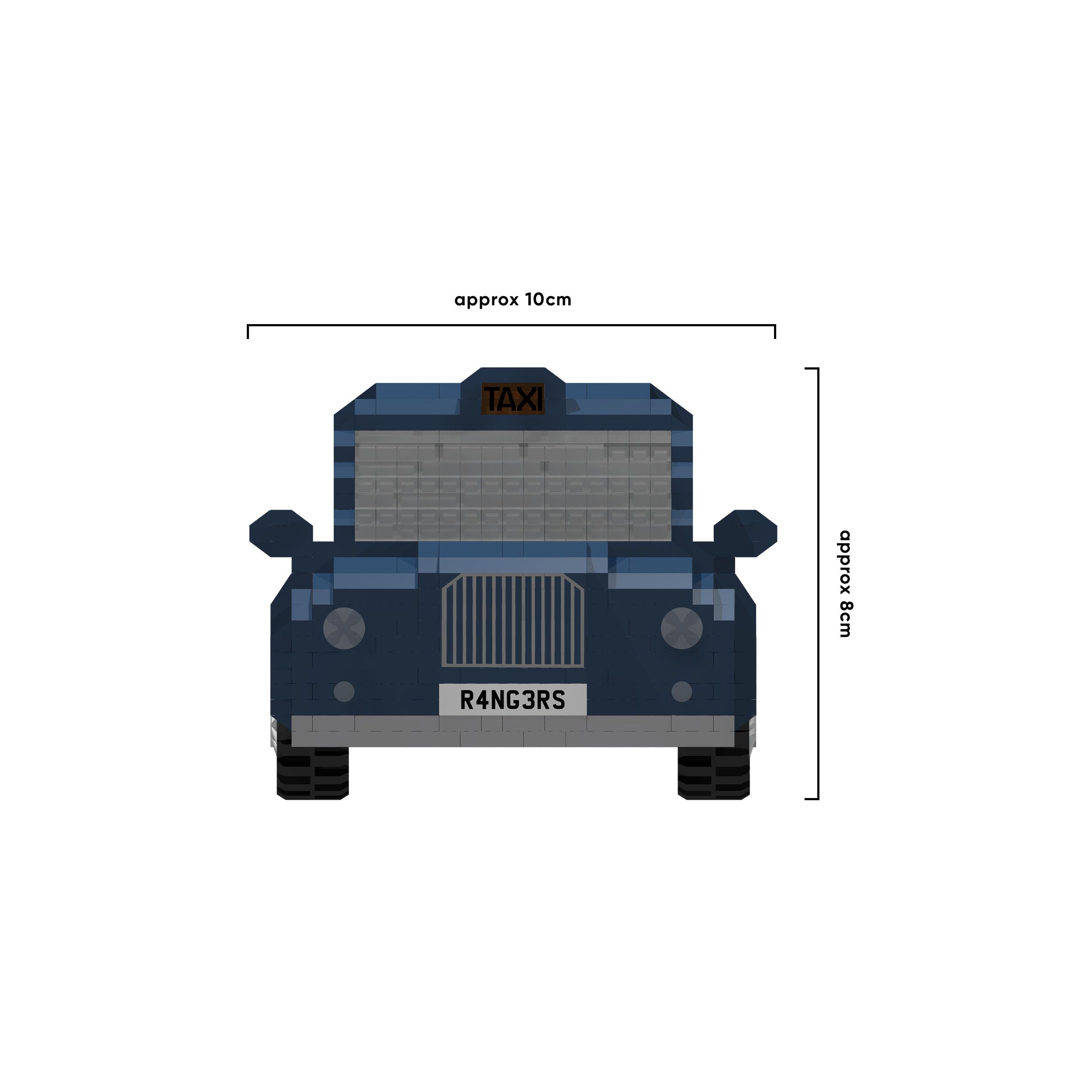 FOCO Con licenza ufficiale Rangers FC modello di taxi BRXLZ da costruire con mattoncini 3D