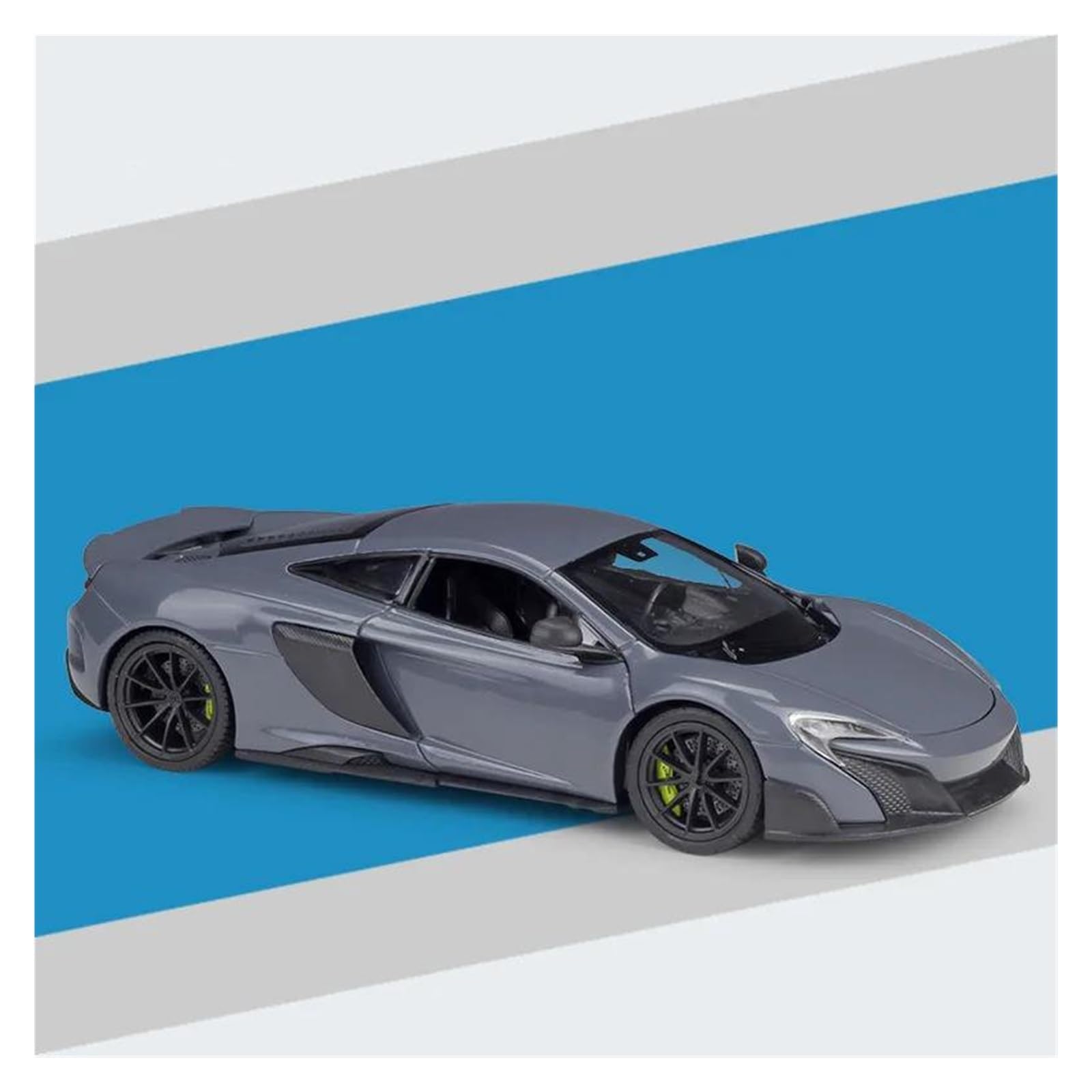 AUDSNI Die-Cast Diecast Car Model 1:24 For 675LT Alloy Model Diecasts Metal Vehicles(Gray)