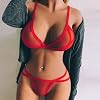 Micro Sheer Bikini Triangle Bikini See Through Extreme G-string Thong Sexy Mini Swimsuit Gifts for Women Sexy
