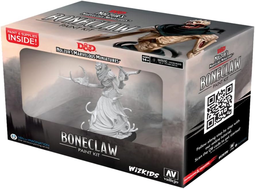 WizKid D Nolzur s Marvelous Miniatures Boneclaw Paint Night Kit, BaoBaJiu