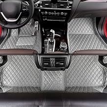 Custom Fit Car Floor Mats for BMW X5 E53 2004 2005 2006 2007 All-Weather Protection, Waterproof and Anti-Slip PU Leather Full Coverage MatsGrey