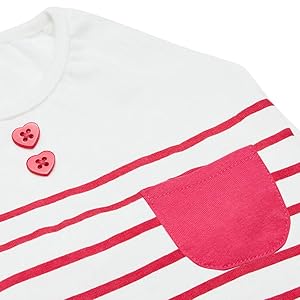 Blueberry Pet Soft & Comfy Summer Vacation Beach Cotton Dog T-Shirt in Pink Stripes, Sea Lover Shirt Tank Top Clothes, Back Length 10", for Small Dogs