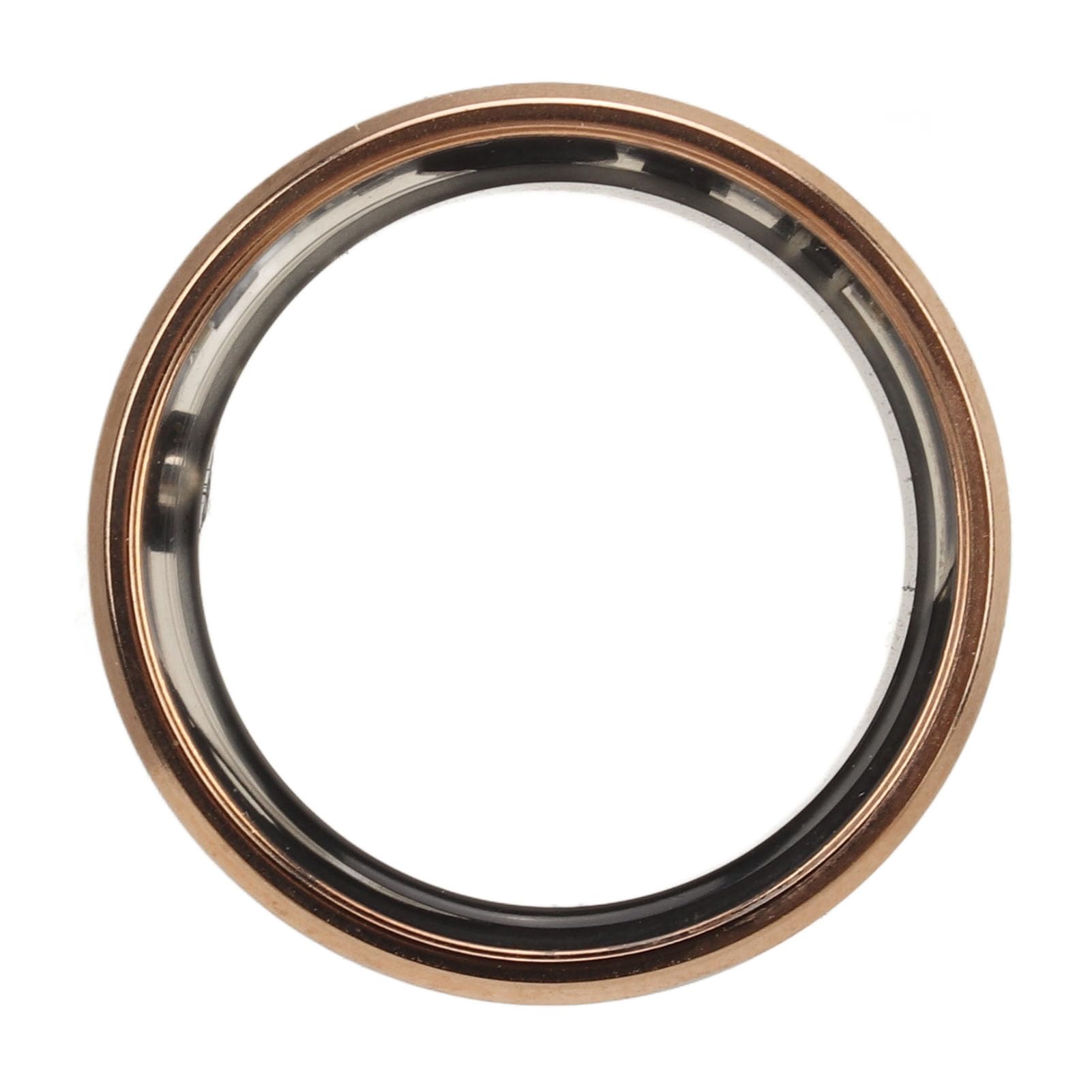 Tbest Anillo Inteligente con Aplicación, Smart Ring Fitness Tracker Cerámica Acero Inoxidable Monitoreo del Sueño Control de Cámara IP68 Anillo de Salud Inteligente a Prueba de Agua