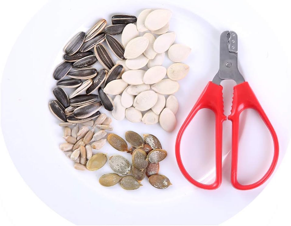Melon Seed Cracker Plier Scissors, Sunflower Seeds Plier Scissor Opener - Seed Cracker Sheller Opener Peeling Pliers for Melon Seeds, Small Nuts