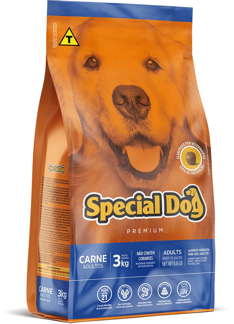 Ração Special Dog Carne 3Kg | Amazon.com.br