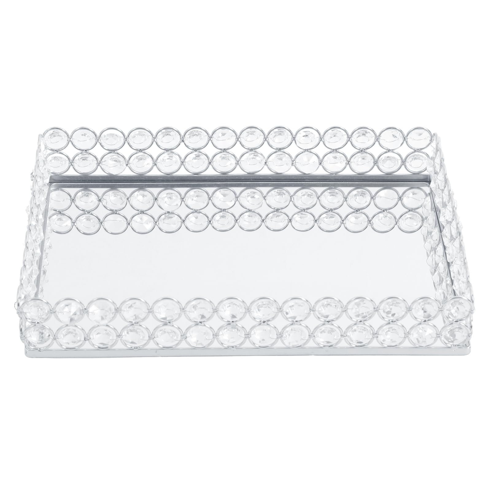 Juego de 7 soportes para tartas, mesa de postre, platos de presentación (plata) | 2 soportes rectangulares y 5 soportes para tartas, torre de servir para aniversarios, bodas, fiestas de cumpleaños, fiestas