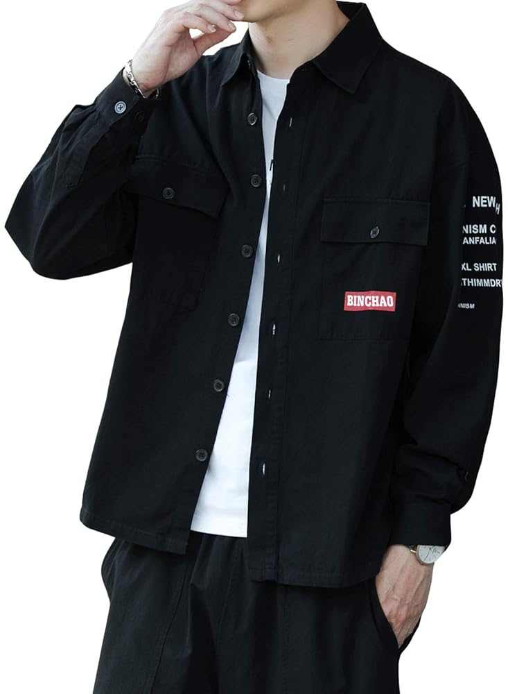 Amazon.co.jp: [Amyni] シャツ メンズ 長袖 オックスフォード