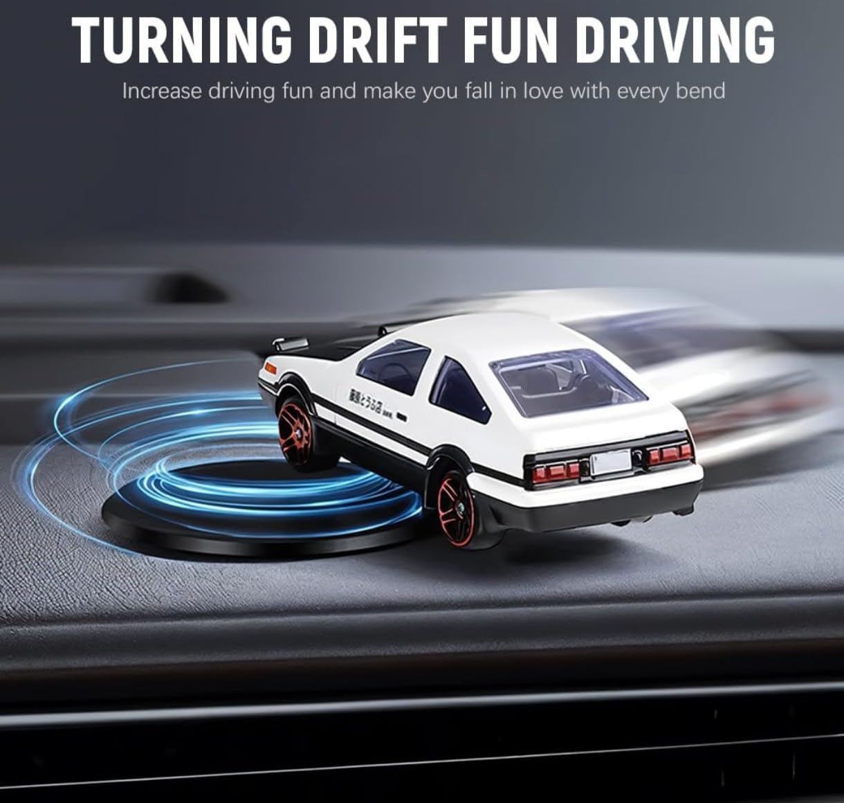 VRB Dec 1 Set Car Dashboard Decoration Items,Car Decor Accessories for Dashboard,Miniature Toys, car Accessories,car Decor/Dashboard Accessories. (White CAr Showpiece - 1 Pcs) - Image 5 thumbnail