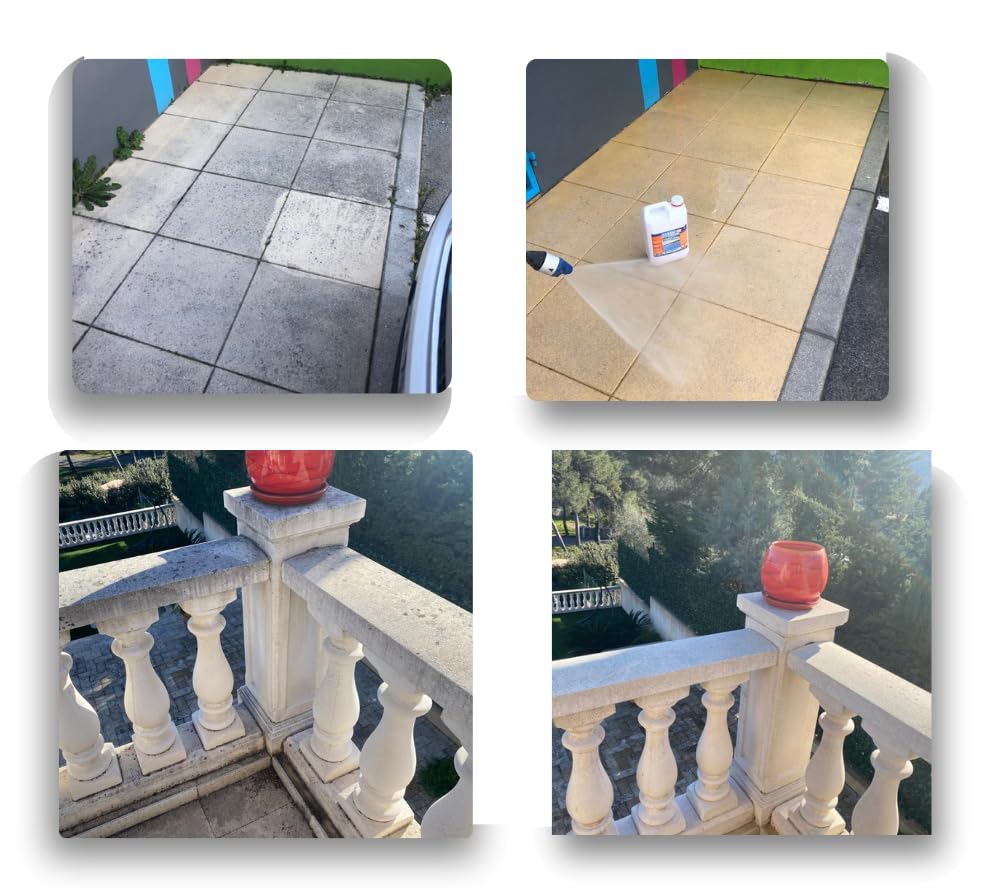 SPÉCIAL DÉROUILLANT/DETARTRANT 5L - Dérouille, détartre, déjaunis Tous Les Supports de Votre Piscine. Supprime la Rouille sur Pierres, margelles ou INOX. Supprime Le calcaire
