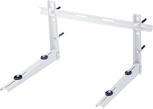 LBG Products Soporte de montaje en pared exterior para unidades de condensador de aire acondicionado mini split sin conductos, sistemas de bomba de