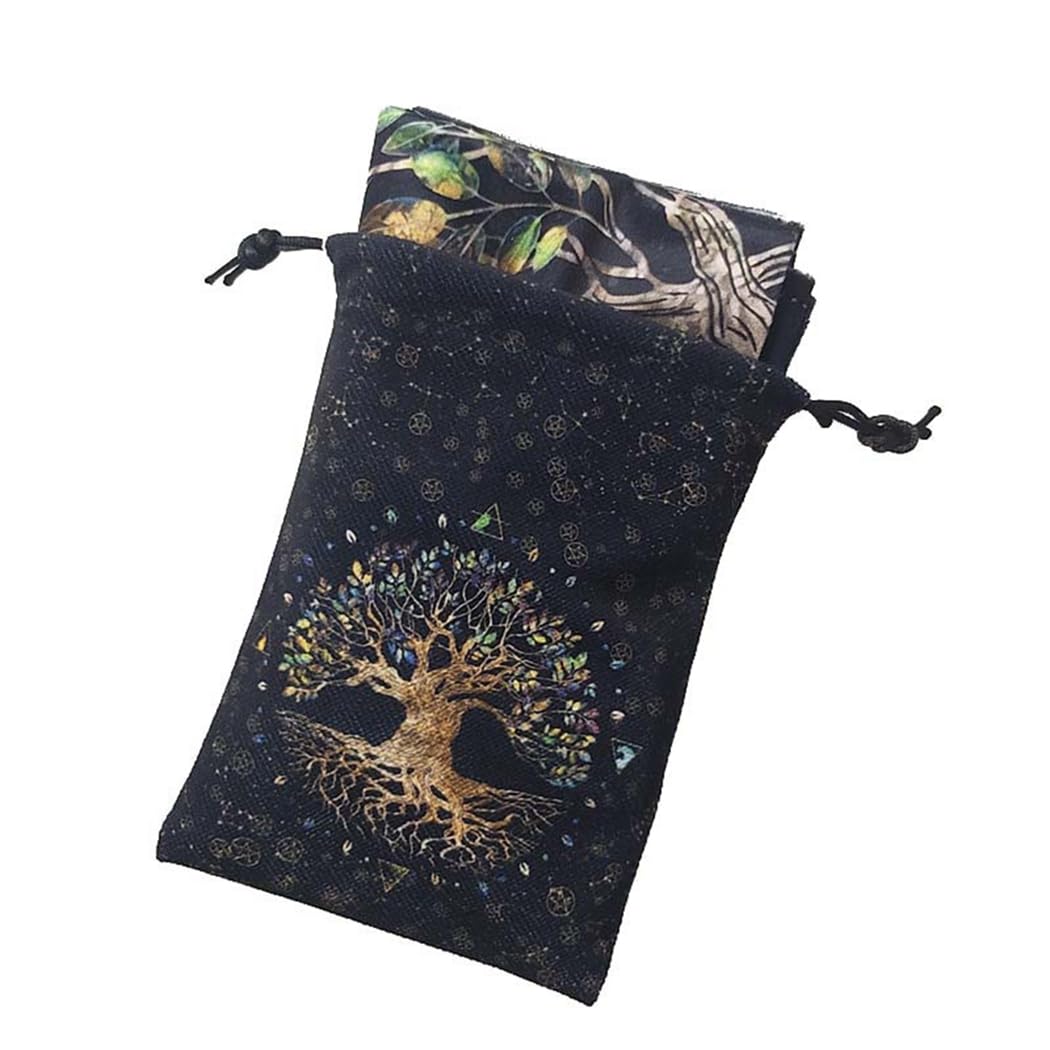 Amazon | タロットクロス 滑り止め付き 大判 64*64cm 魔法陣 星