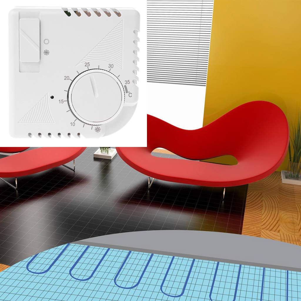 Thermostat d'ambiance Universel avec régulateur de température mécanique à économie d'énergie w