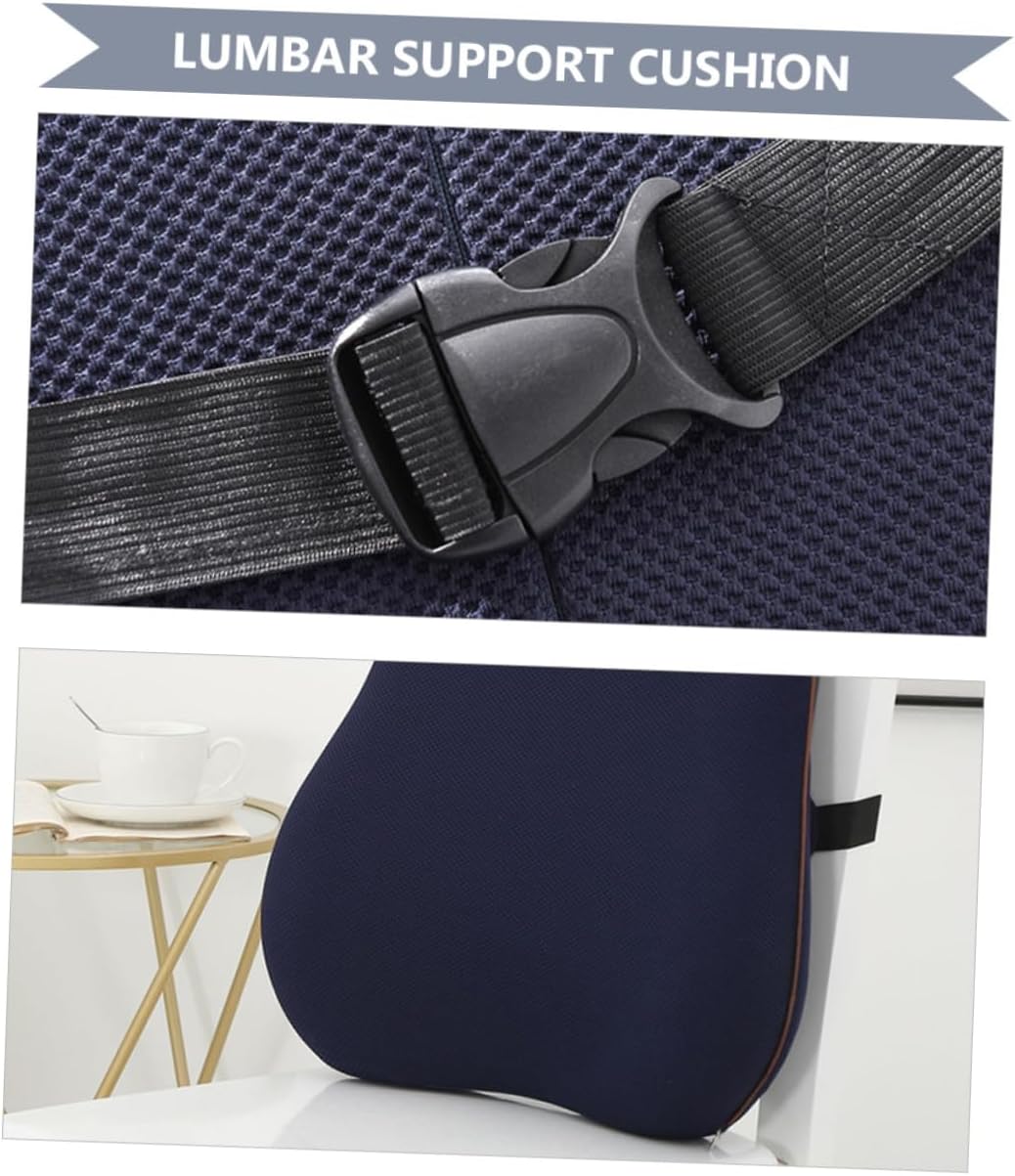 Gadpiparty Lumbar Protective Pillow Pressure Relief Pillow for Car Seat Office Chair Ergonomic Design Memory Foam Lumbar Support