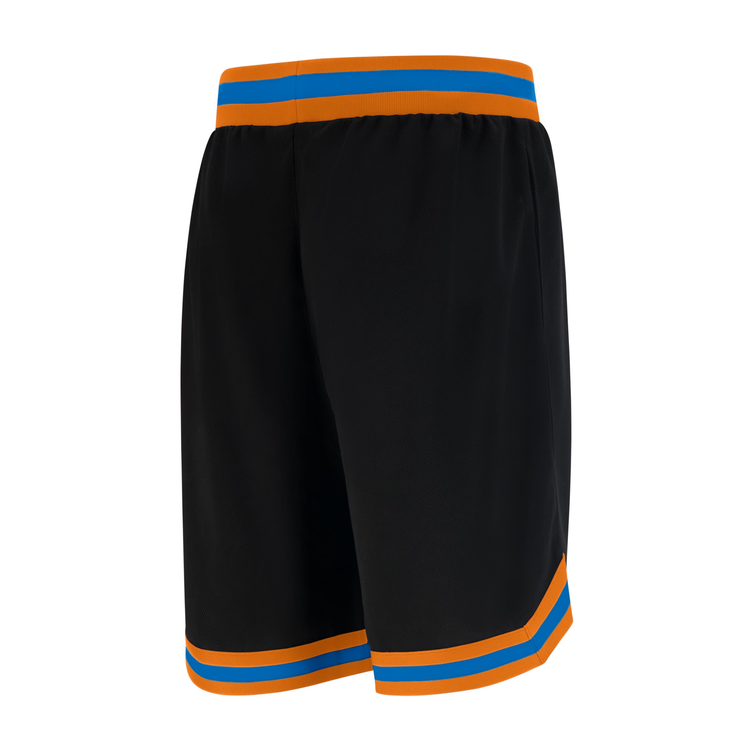 Unk NBA Short de Basket pour Homme GSM3547F avec Logo de l'équipe de la NBA tissé en polymaille, Noir, Taille XXL