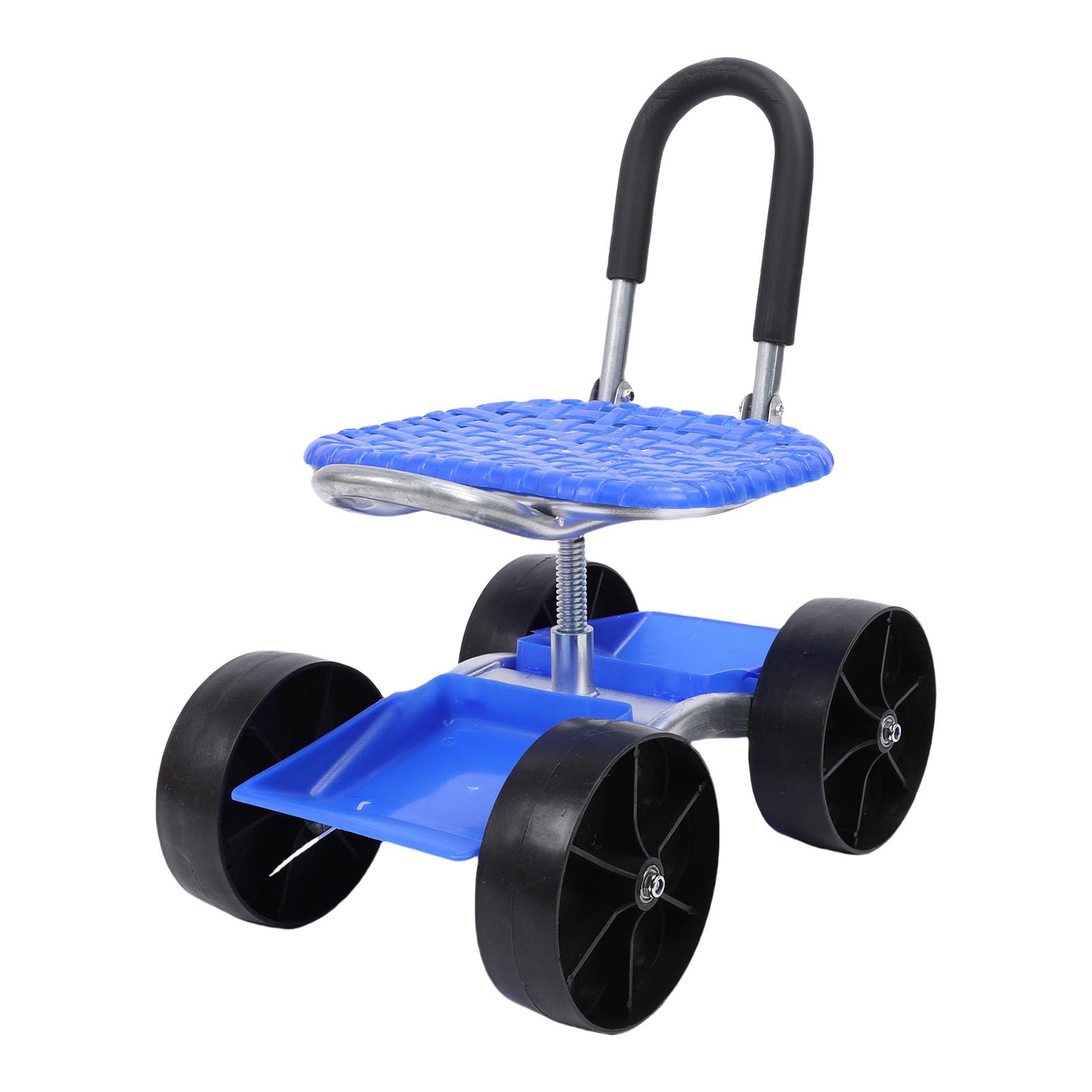 Brrnoo Carro de Jardín Carretilla Giratoria 360 Grados con Ruedas para