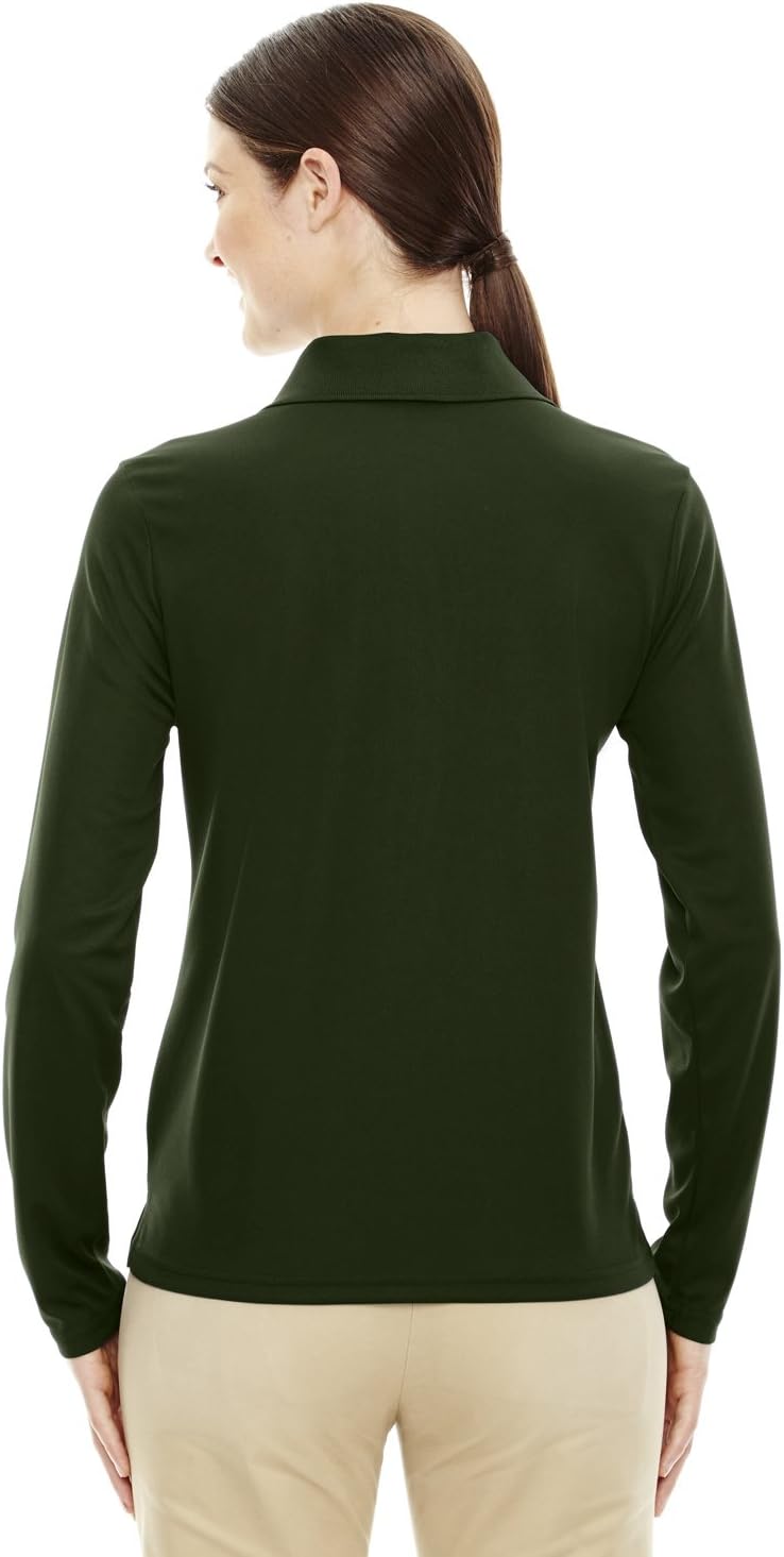 Ash City - Core 365 Ladies' Pinnacle Performance Long-Sleeve Piqué Polo M FOREST - Image 3