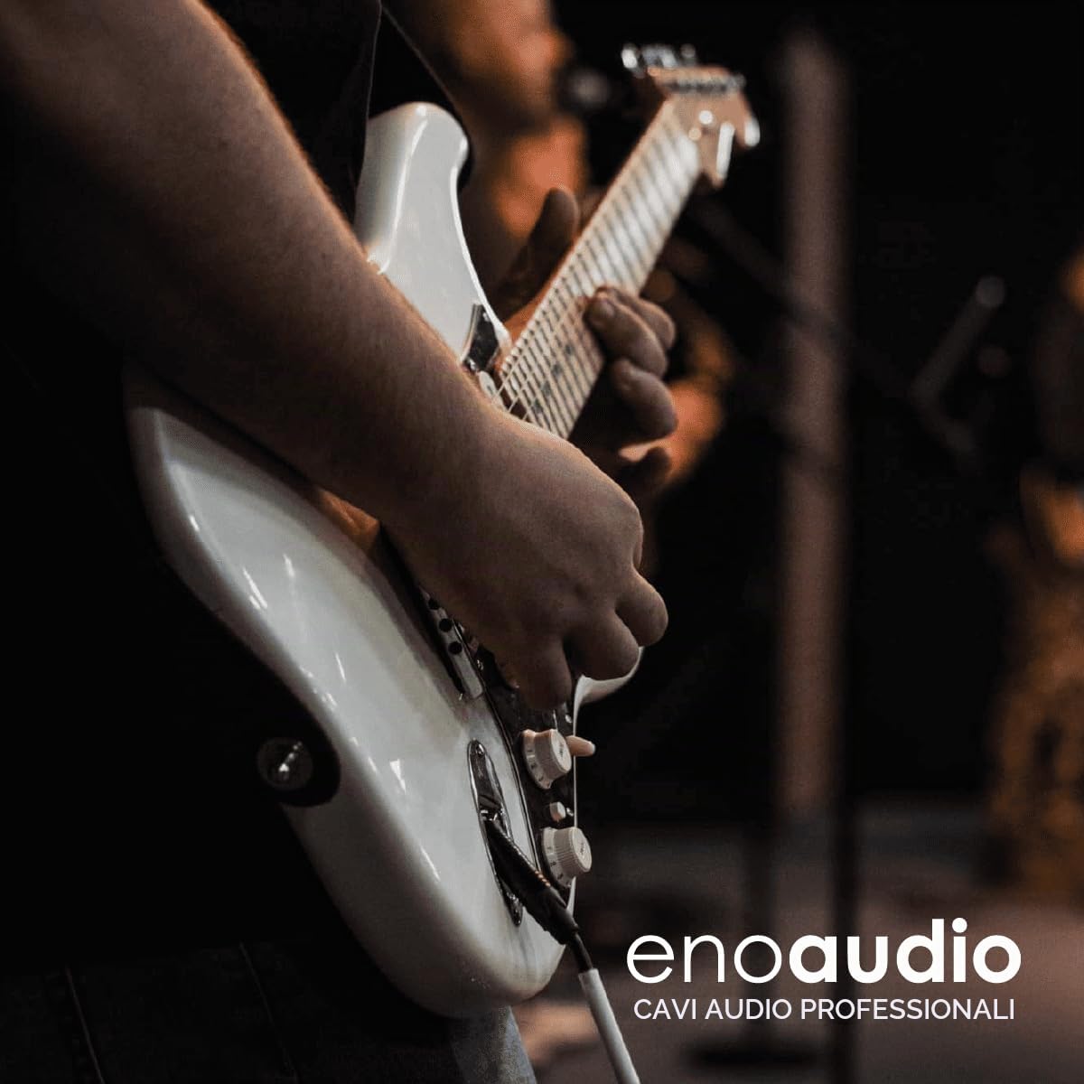 enoaudio Mogami 3368 Chitarra/Basso Cavo professionale | Neutrik Gold Silent Switch TS angolare – TS | HiFi - 3,0 m