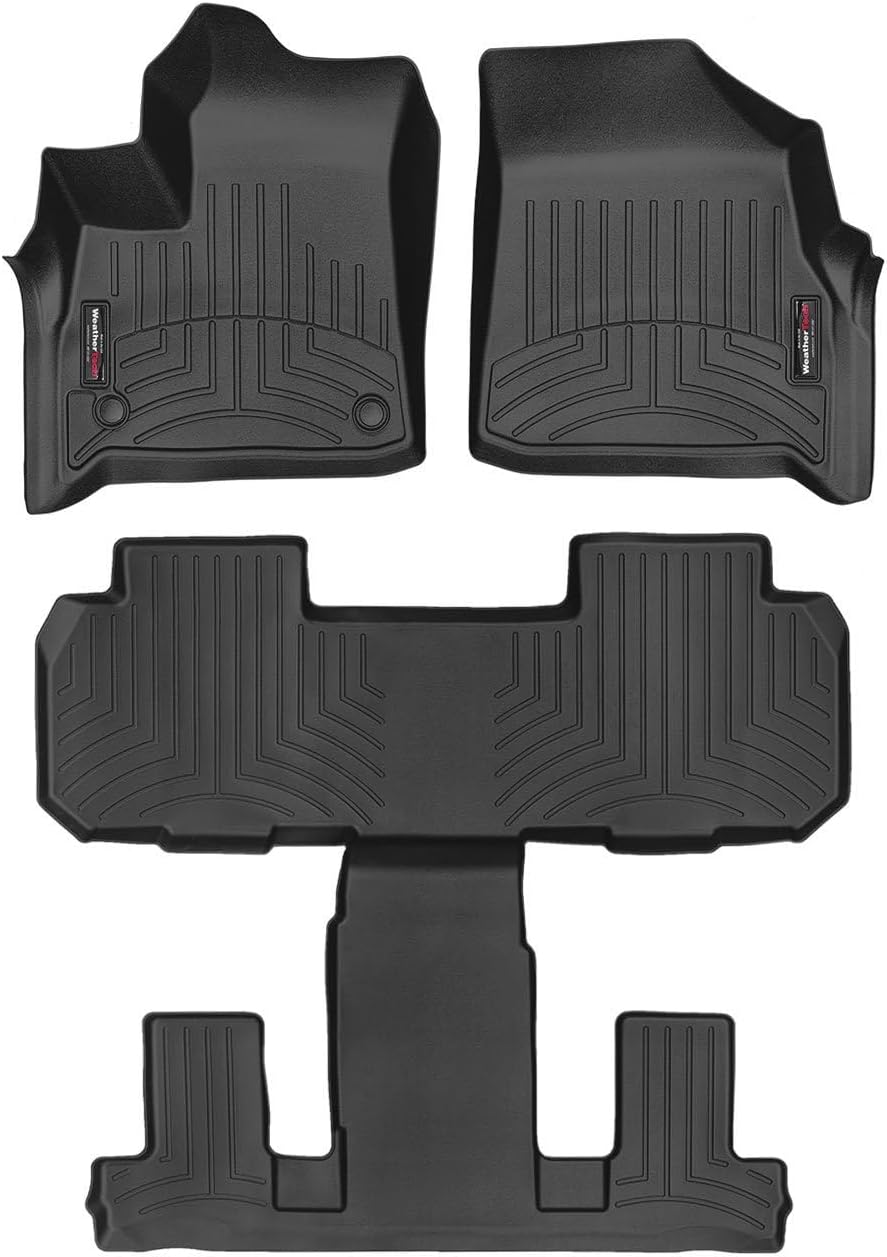 WeatherTech Custom Fit FloorLiners for Buick Enclave - Full Set (4412691-4412282), Black