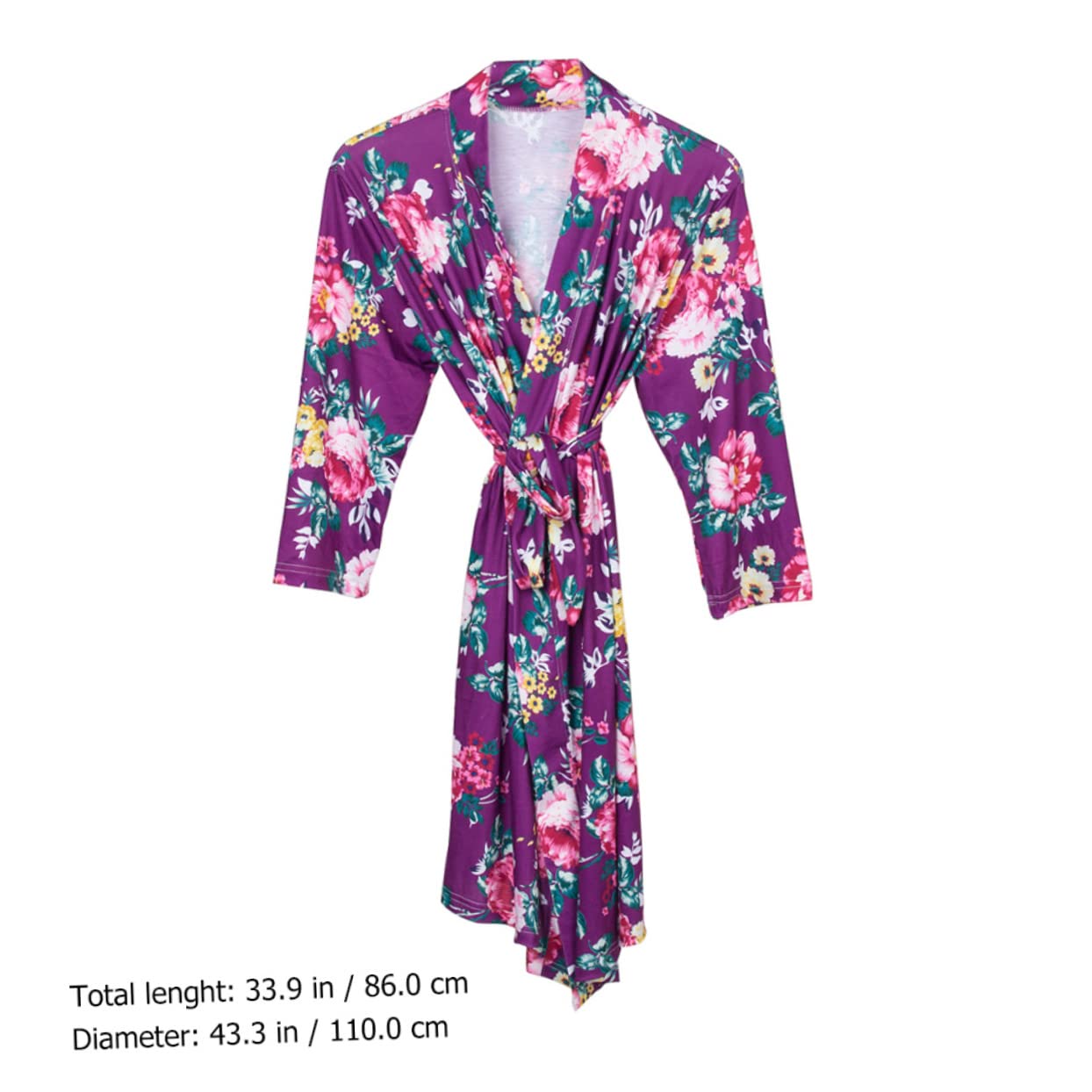 SHERCHPRY 3pezzi Vestaglia da Allattamento per Donne Gravidanza con Copertina per Fascia per con Fiocco Comoda e Elegante per Mamma