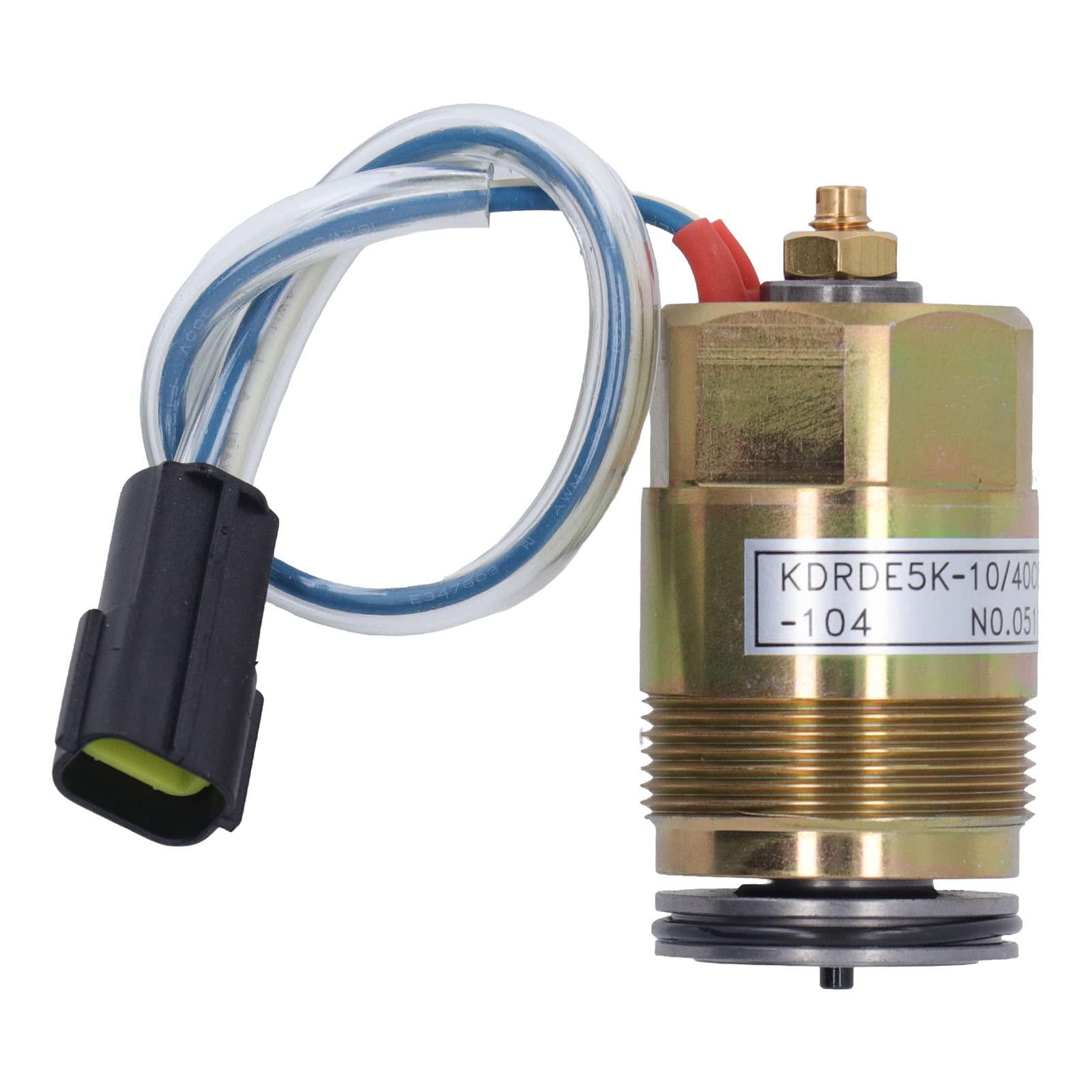 Électrovanne électrique étanche NF pour optimiser la pompe hydraulique d'excavatrice