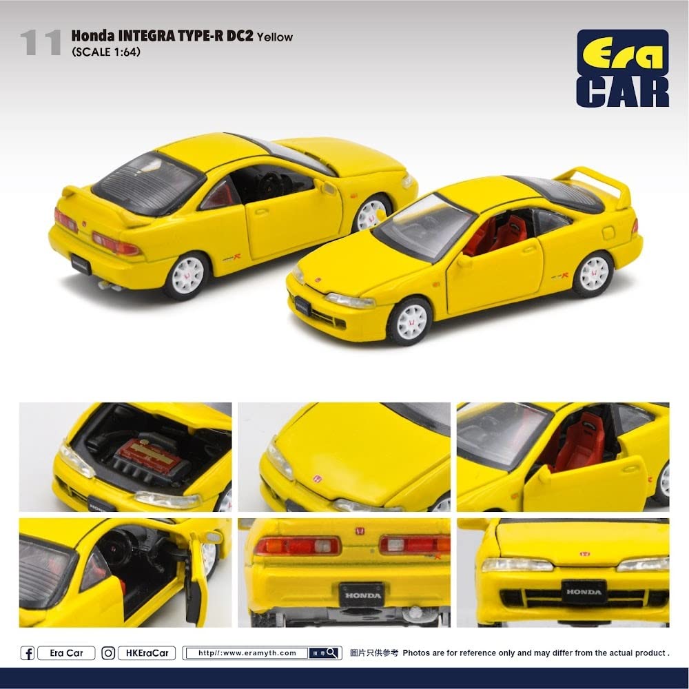 Amazon | ERA CAR 1/64 ホンダ インテグラ タイプR DC2 イエロー