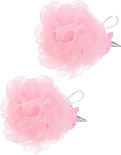 Lurrose 2 Pçs Esponja De Bucha De Unicórnio Esponja De Banho De Unicórnio Esponja De Banho Esponja De Bucha De Unicórnio Pufe Malha Acessórios De Banho