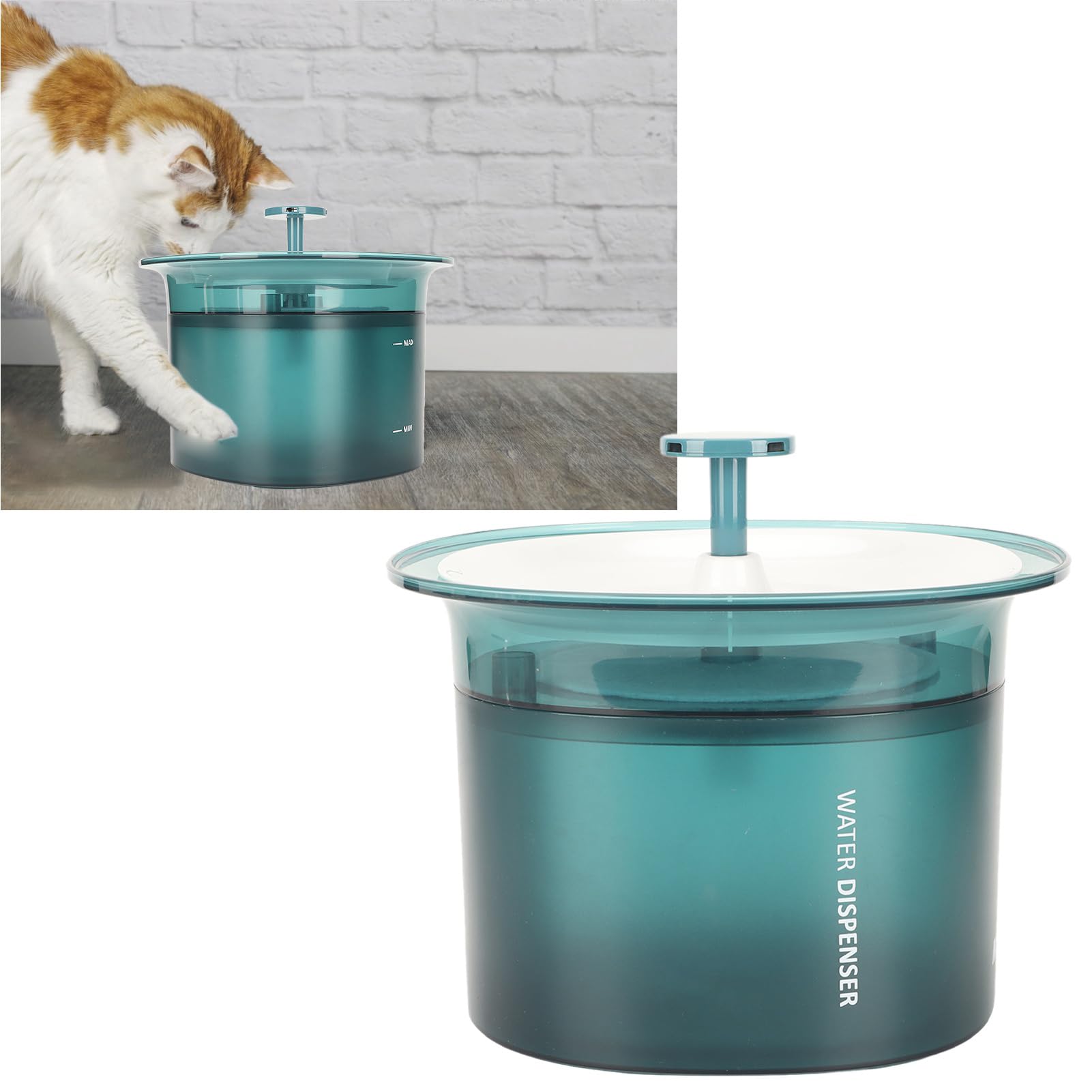 Fuente de Agua para Mascotas 2L Gran Capacidad 3 Filtrado Fuente de Agua para Gatos silenciosa con Bomba de Agua Inteligente para Gatito