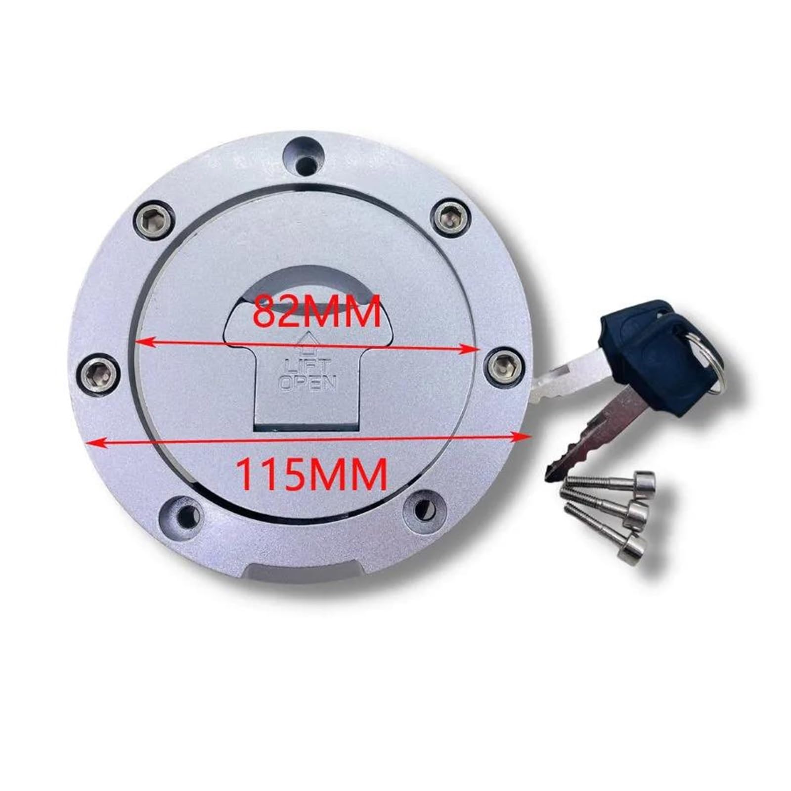 Tapa del Depósito De Combustible con Llave para Motocicleta para NSR250 MC18 MC21CBR250 MC19 MC22 VFR400 NC30