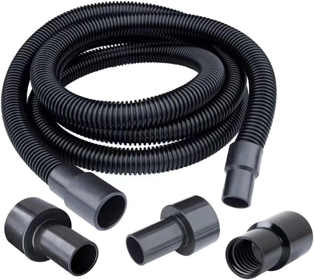 Retractable Hose Replacement for Vacuum Unit Flexible Extension Tube for Woodworking Compatible Easy Install