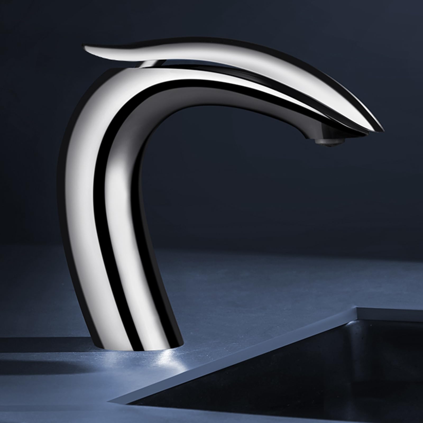 Bathroom Basin Taps Chrome Brass Single Hole Bathroom Sink Tap Hot and Cold