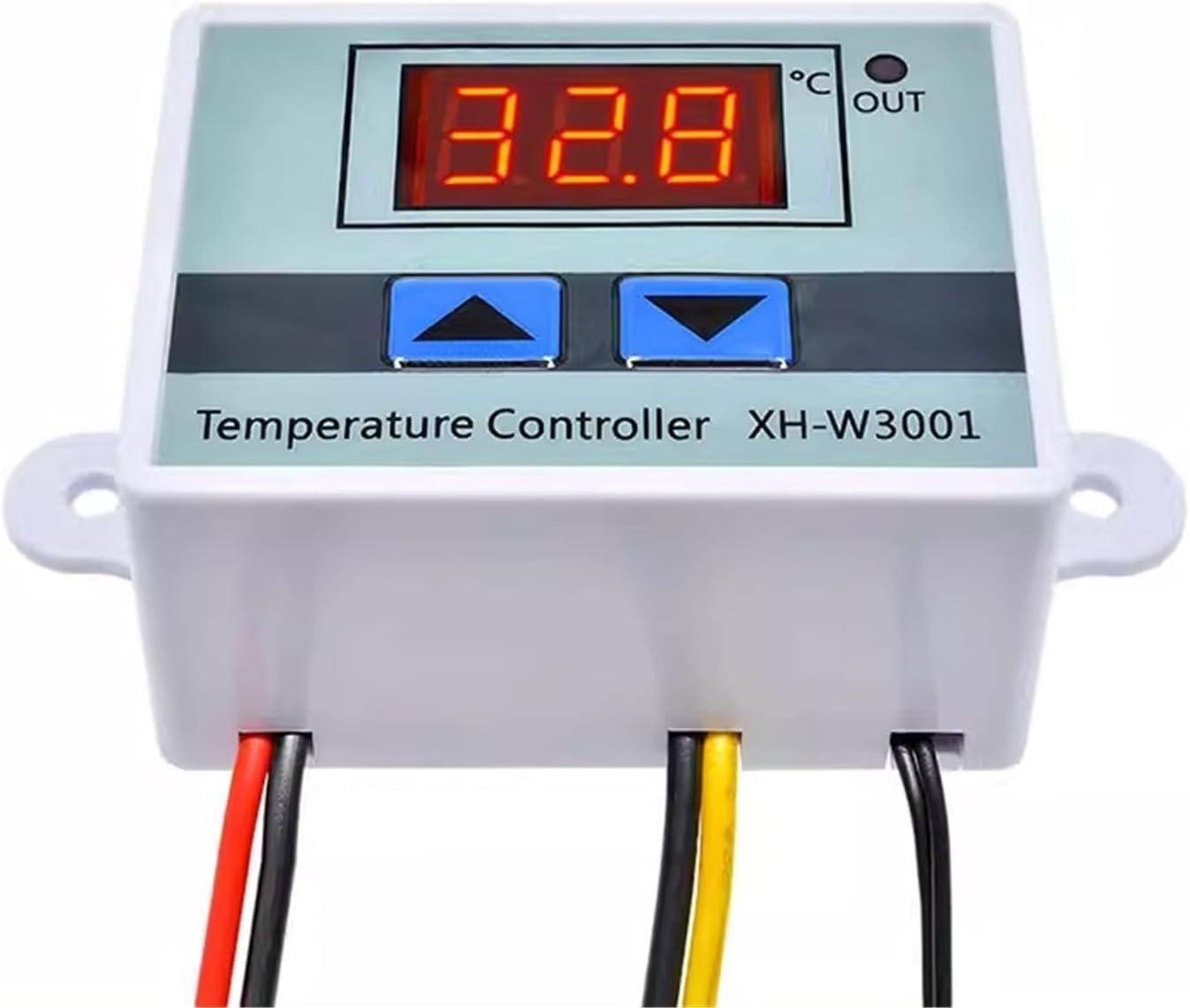 1-10PCS W3001 220V 12V 24V Digital Temperature Controller Thermostat Thermoregulator Water Heater Regulator(220V-10PCS)