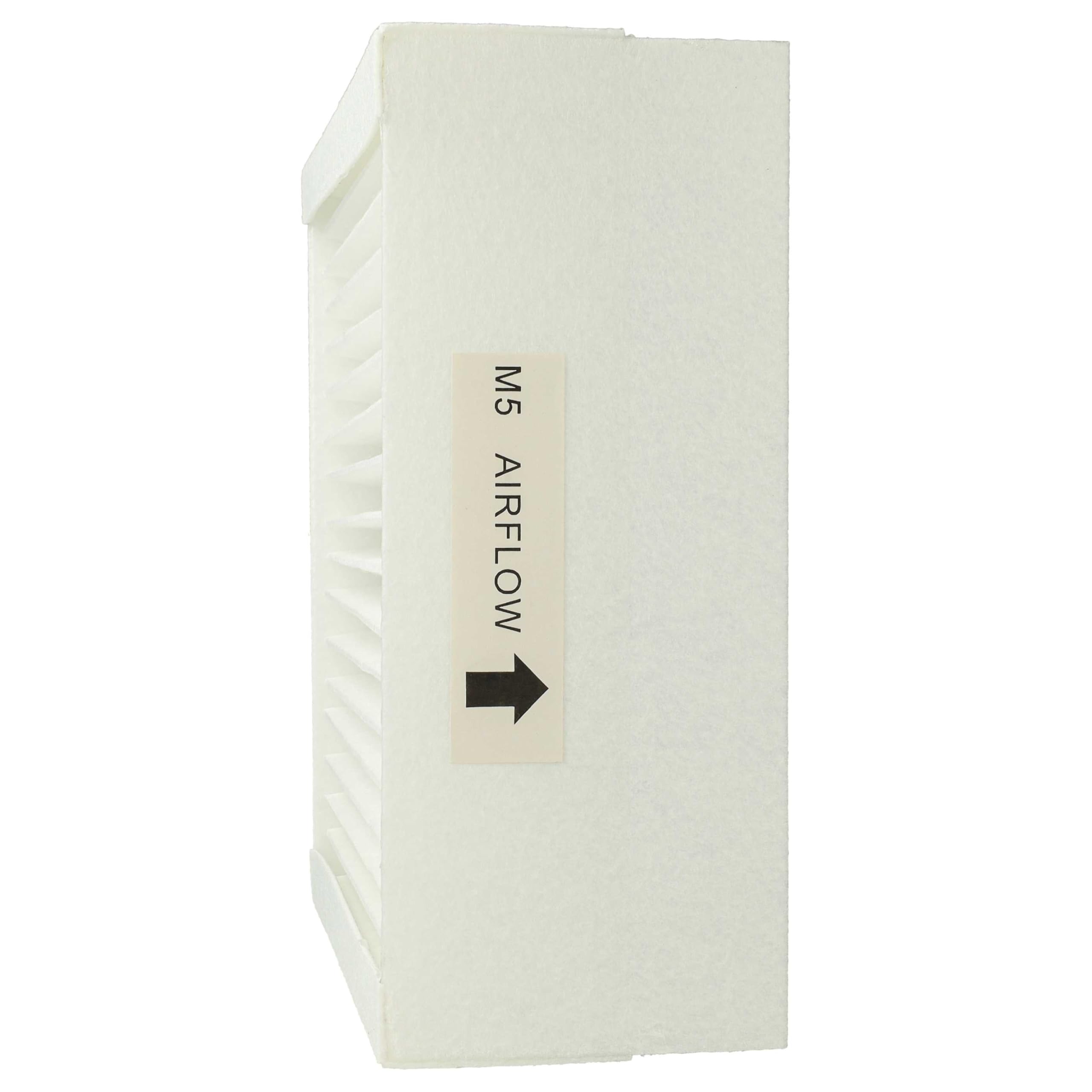 vhbw set di 8x filtri compatibile con Paul Climos 200, F 200 Basic, F 200 sistema di ventilazione - Filtri M5 / F7, 17 x 17 x 4,5 cm, bianco