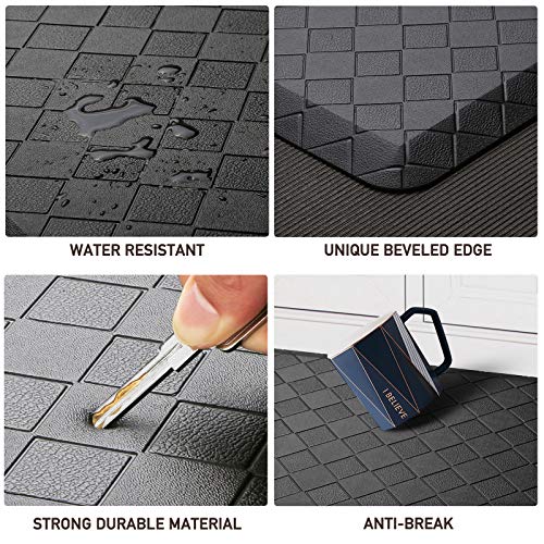 HappyTrends Kitchen Mat Cushioned Anti-Fatigue Kitchen Rug,17.3
