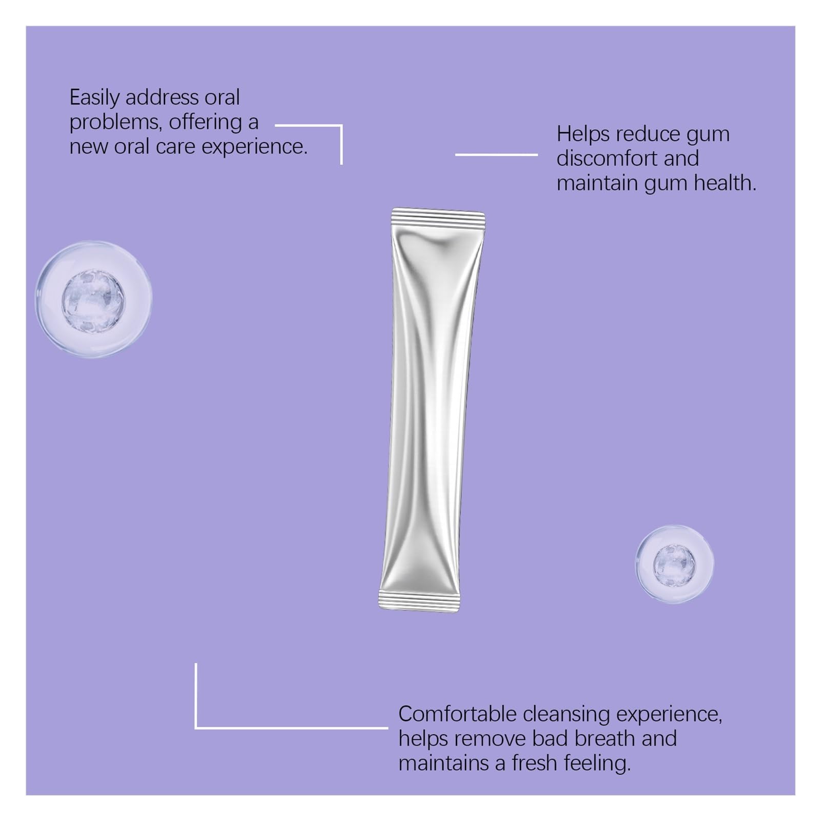 Enjuague bucal morado de 240 ml, limpia suavemente la boca, refresca el aliento y protege los dientes, un elemento esencial for el día a día(2pcs)