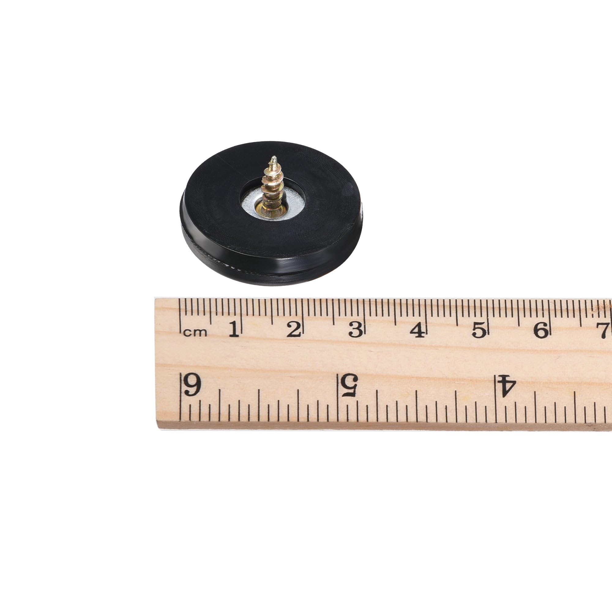 uxcell 30mm Furniture Feet Slider Glides Screw-in Chair Leg Protector Pads PTFE 12pcs — view 6