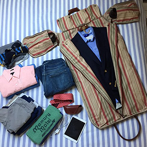 Convertible Full Grain Leather Garment Duffle Bag - Floto Roma