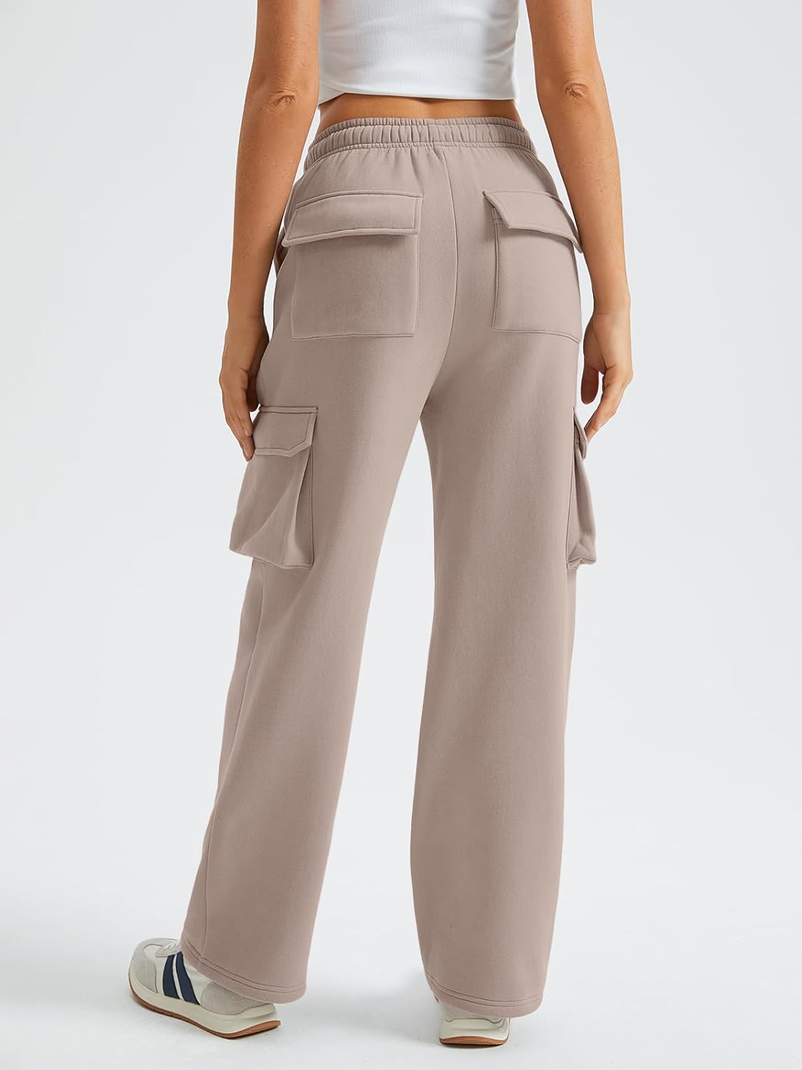 AUTOMET Womens Sweatpants Wide Leg Cargo Pants Fall Fashion Outfits Sweats Baggy Winter Clothes Streetwear Joggers - Image 4