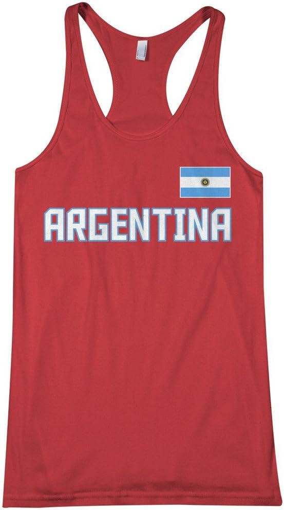 Threadrock Women's Argentina National Pride Racerback Tank Top