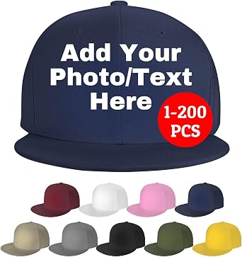 Custom Baseball Cap Add Your Photo Text Logo Dad Hats Soft Washed for Men Women