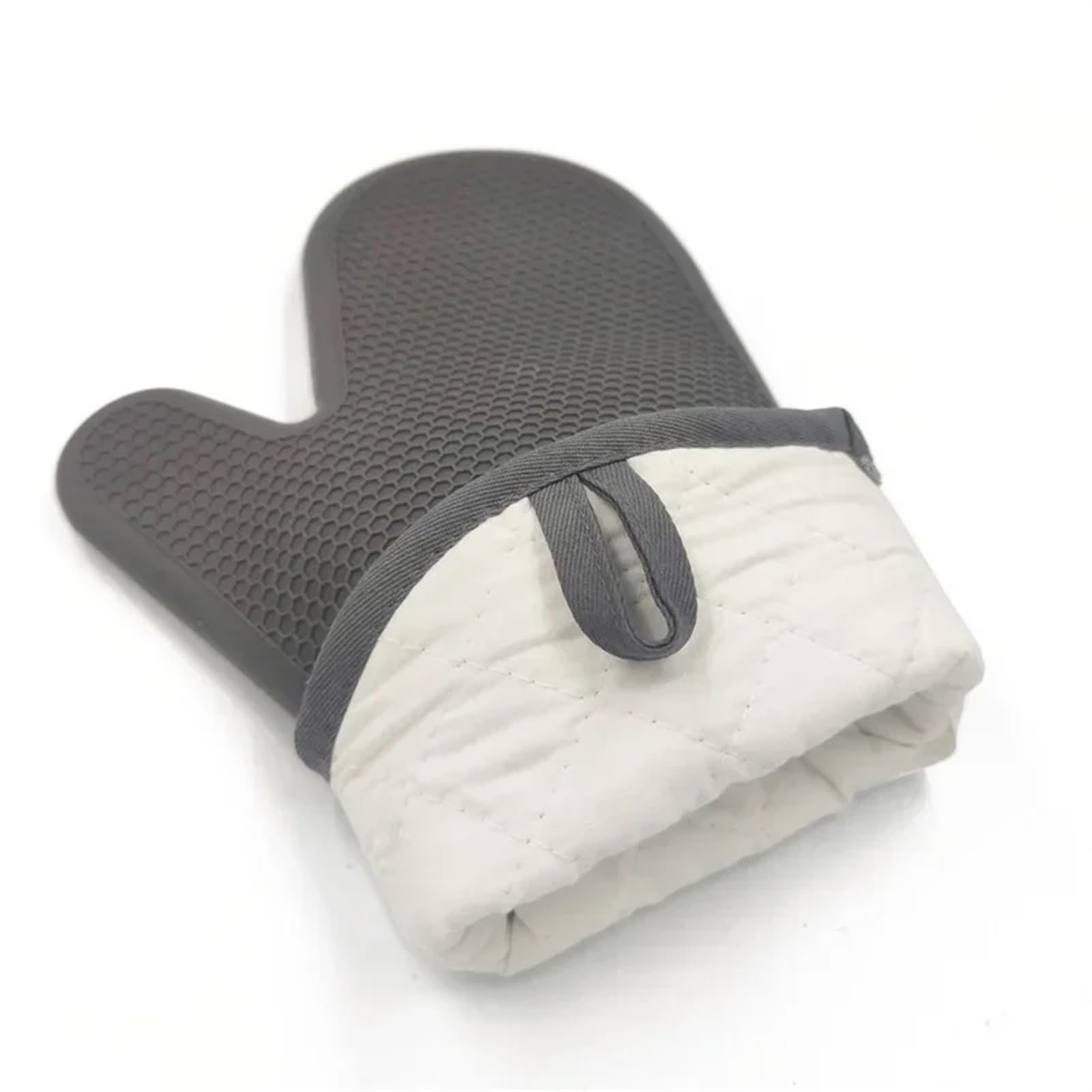 Gants De Four Gants de Four Professionnels en Silicone, 2 pièces, Courts, isolants for Micro-Ondes, épais, Haute température