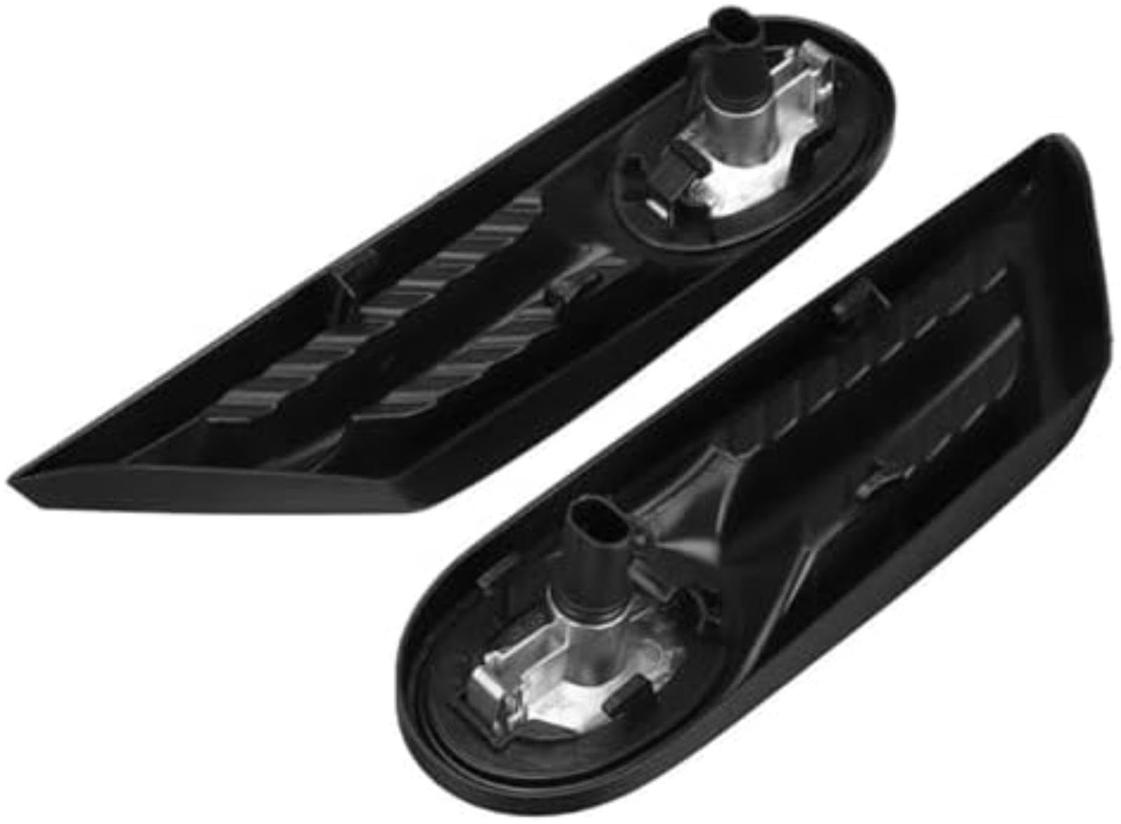 Dla BMW, dla Cooper R56 R57 R58 R59 2011-2017 włączony kierunkowskaz boczny kierunkowskaz w lusterku 63137260202 63137260201 Lampka kontrolna lusterka bocznego (Carbon Black Cover)