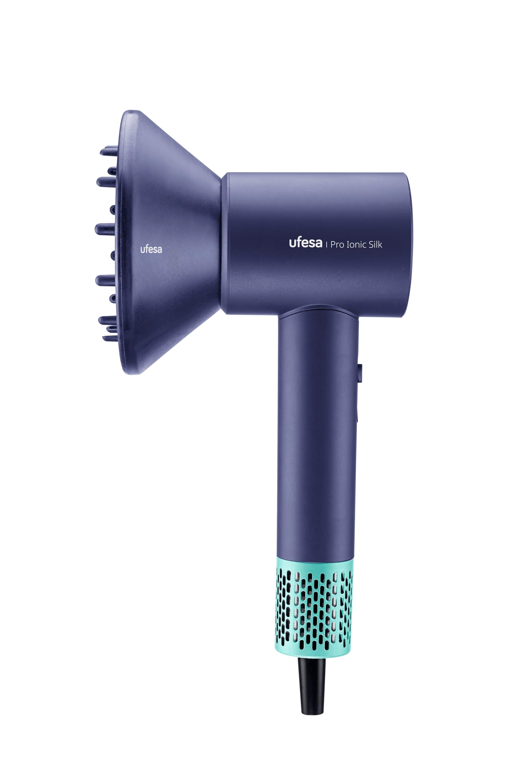 Ufesa Pro Ionic Silk Secador de Pelo, 110.000 RPM, Secador Profesional Ultrasilencioso, Control Inteligente de Temperatura, Iones Negativos, Sin Encrespamiento, Accesorios Magnéticos