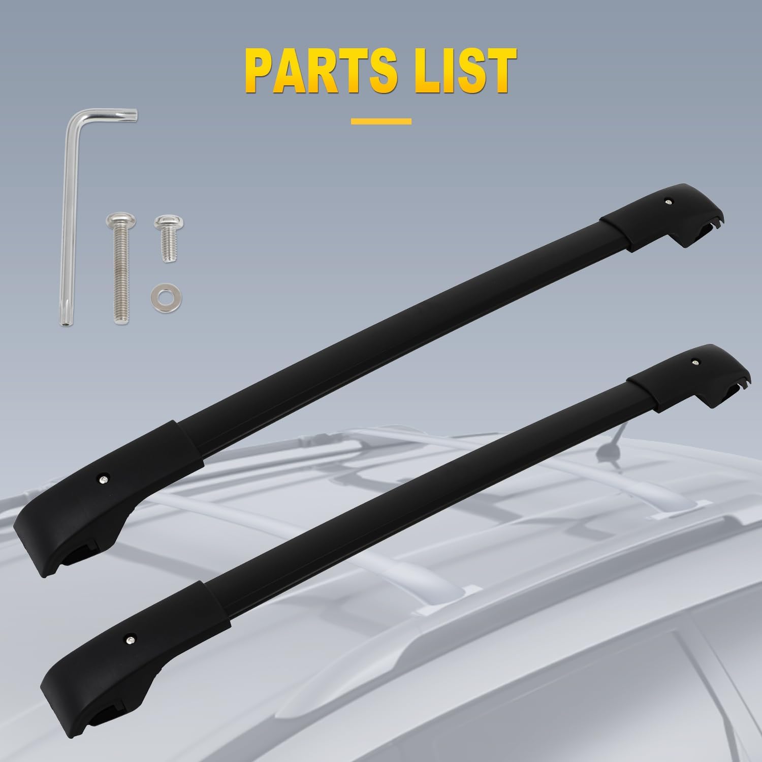 OCPTY Roof Rack Cross Bars for Toyota RAV4 2014-2019 Luggage Racks Rooftop Cargo Carrier Bag Luggage Kayak Canoe Bike Snowboard Skiboard